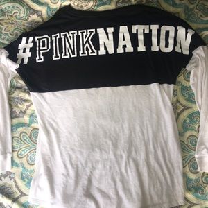 PINK long sleeve loose T